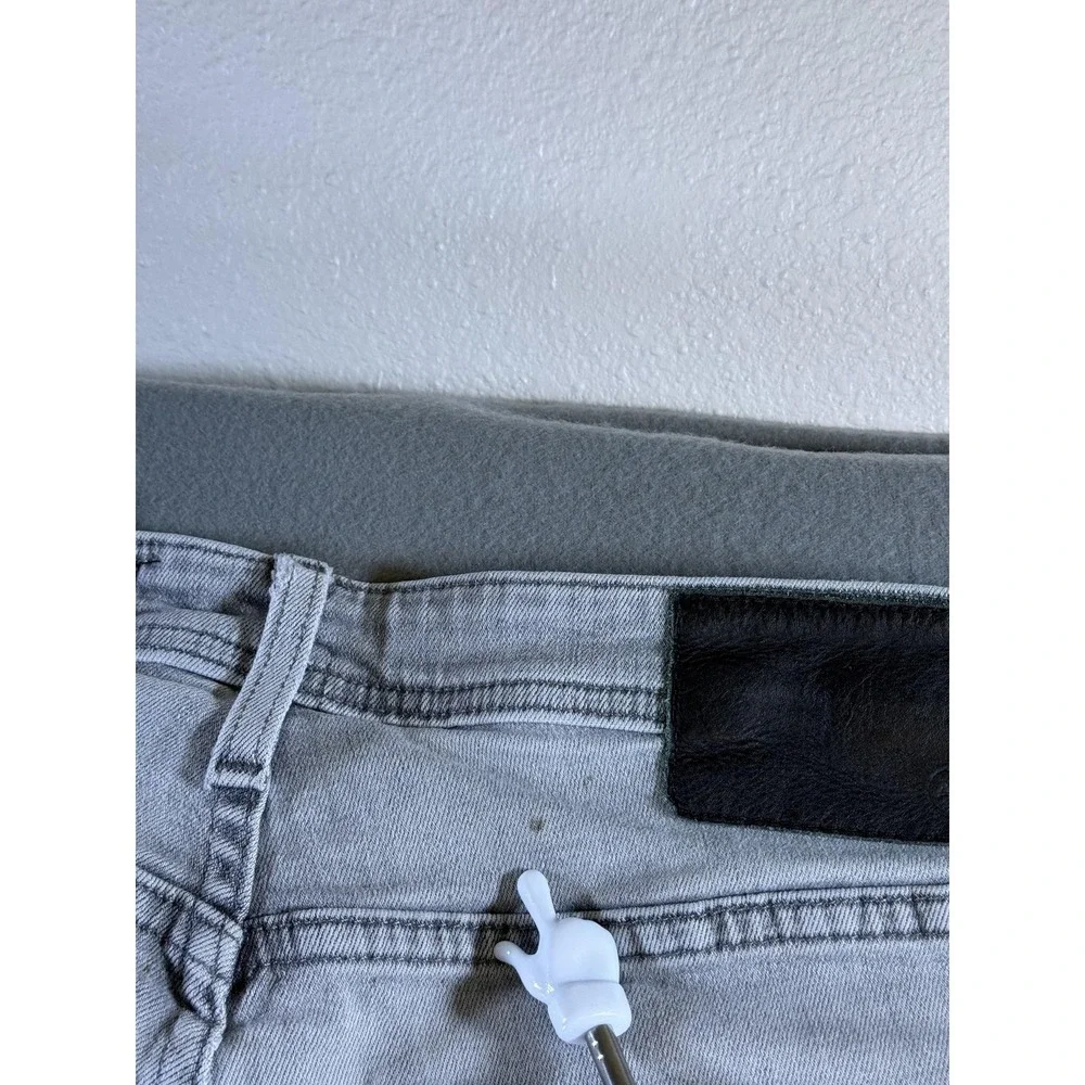 AG Adriano Goldschmied Jeans Mens 32x26 Light Gray Everett Slim‎ Straight Denim